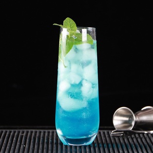 鸡尾酒杯柯林杯莫吉托mojito杯创意酒吧调酒玻璃杯子长饮杯果汁杯