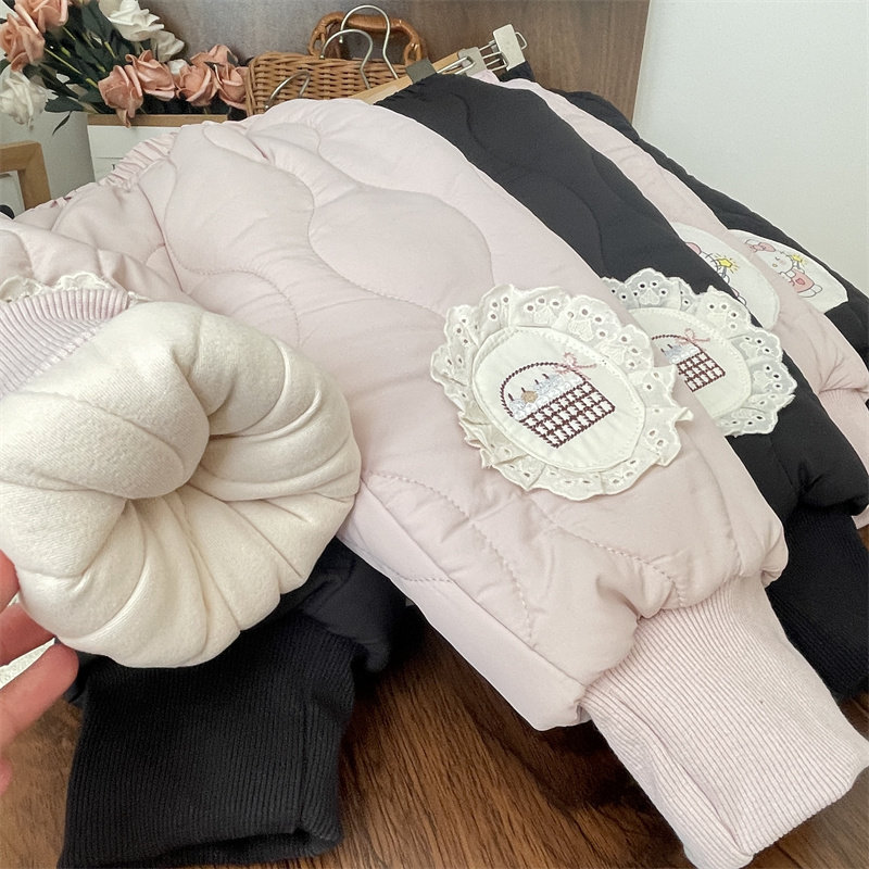 冬装一条过冬宝宝蚕丝棉绗棉棉裤女童超厚保暖裤子幼儿园儿童长裤