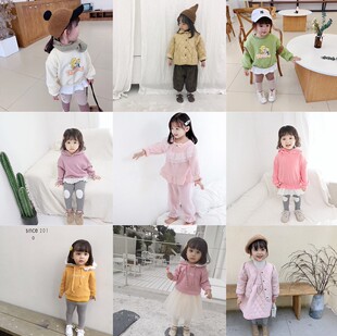 2023清仓不换退！冬季宝宝婴儿女童长袖加绒上衣加厚卫衣外套