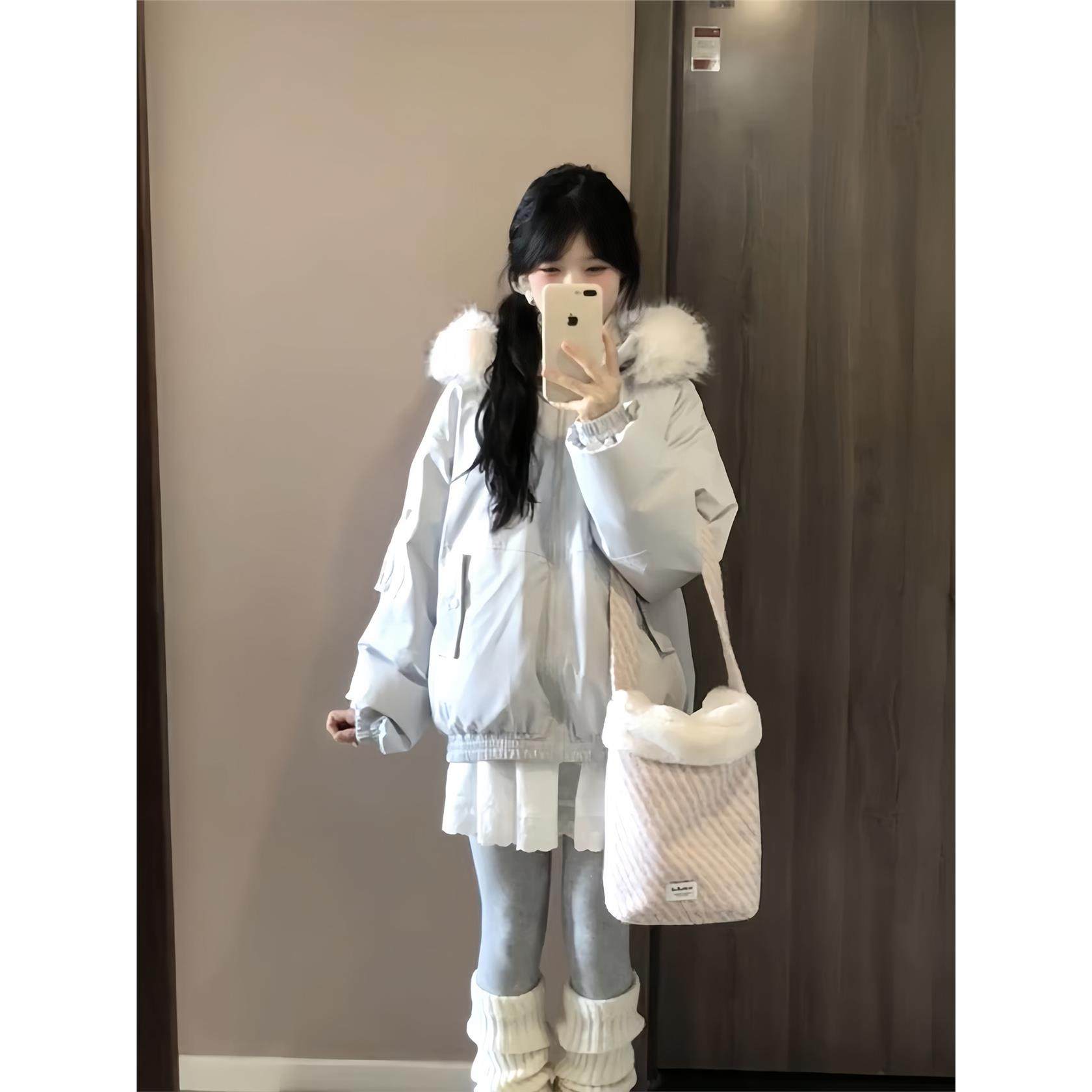 棉服女2025新款冬季学生加厚巨好看小个子保暖棉衣派克服棉袄外套,女装/女士精品,棉衣/棉服,淘宝优惠券,粉丝福利购,淘宝优惠卷