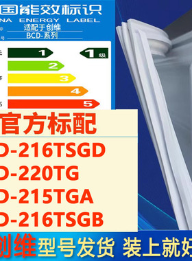 适用创维BCD 216TSGD 220TG 215TGA 216TSGB冰箱密封条门胶条吸条