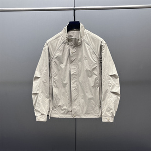 立领夹克外套潮流休闲百搭时尚 男士 简约休闲冲锋衣潮 新款 2025春季