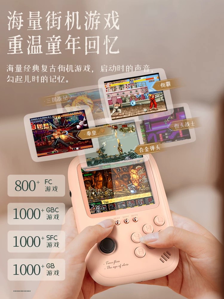 10000+ игр! 2024 новая портативная консоль, ретро HAND HELD игровой набор, ностальгическая классика России, двойной FC подключение к ТВ PSP зарядная «сокровище» два-в-одном подарок на Новый год