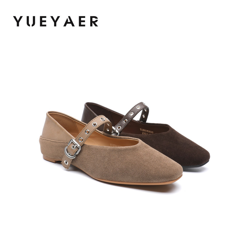 月芽儿2026春新款法式复古玛丽珍鞋女平底一字扣浅口百搭气质单鞋,女鞋,玛丽珍鞋,淘宝优惠券,粉丝福利购,淘宝优惠卷