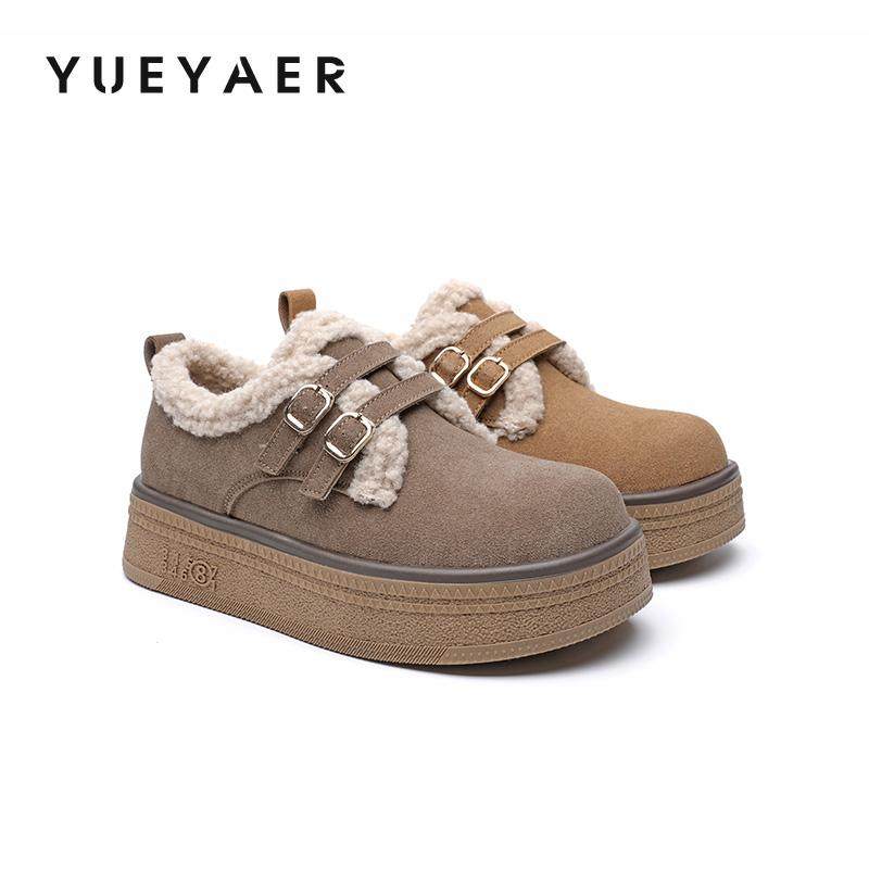 月芽儿新款加绒厚底勃肯鞋女冬保暖复古棉鞋防滑雪地靴毛毛鞋,女鞋,时尚雪地靴,淘宝优惠券,粉丝福利购,淘宝优惠卷