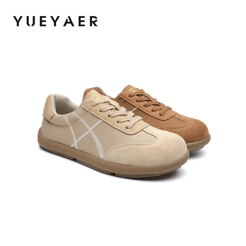 月芽儿2025秋季新款复古德训鞋女平底百搭运动休闲鞋舒适软底板鞋,女鞋,德训鞋,淘宝优惠券,粉丝福利购,淘宝优惠卷