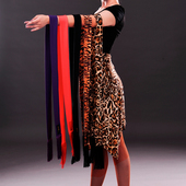 丹凯女生流苏腰带成人女式 拉丁舞国标舞广场舞蹈腰部配饰收腰女式