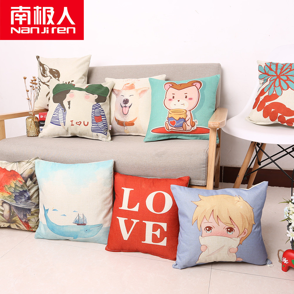 卡通抱枕靠垫客厅沙发靠枕办公室午睡枕汽车腰枕芯床头靠背垫|msdalam kategori rumah Fabrik, bantal/bantal - dari Buy2taobao.com untuk memberikan perkhidmatan ejen Taobao profesional membeli