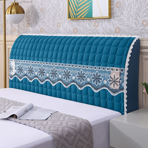 简约床头罩家用夹棉加厚全包新款