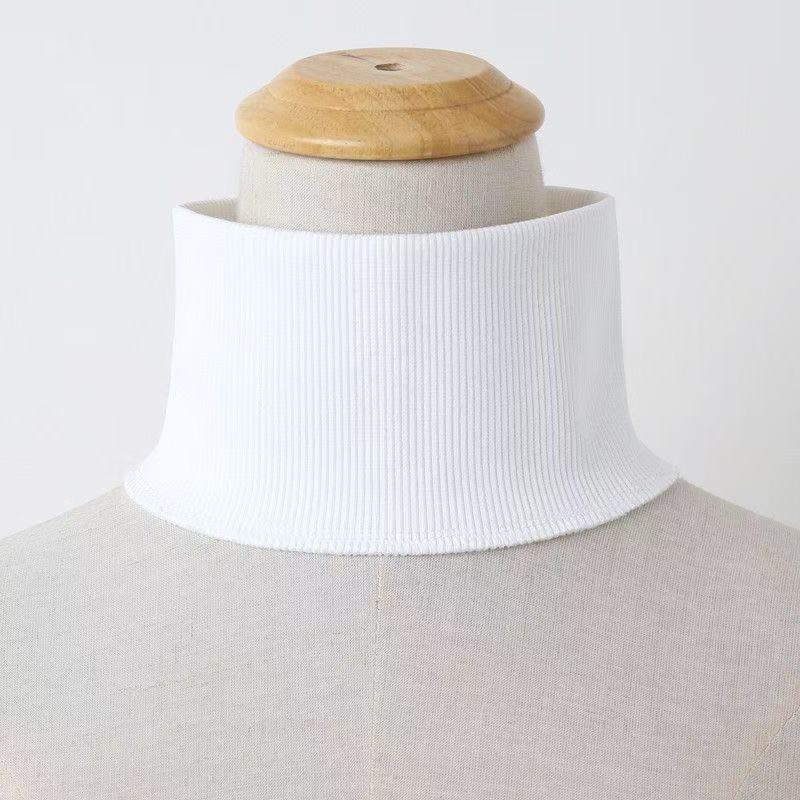 10cm套头衣领领口罗文口半领子螺纹圆领领保暖内衣新款半高领