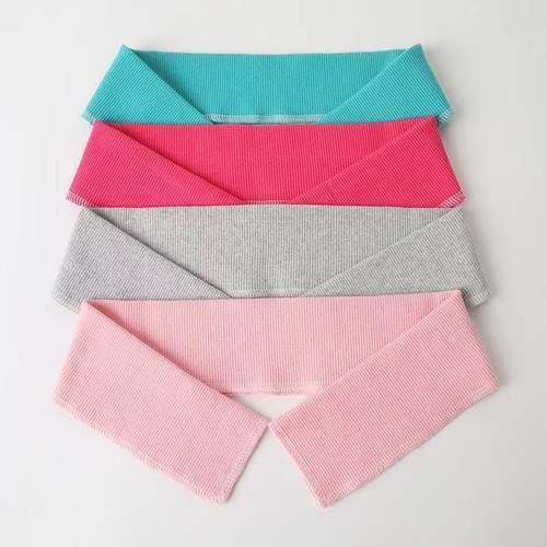 全包棉衣护领包边针织假领羽绒服螺纹衣领防脏神器配件领子保护套