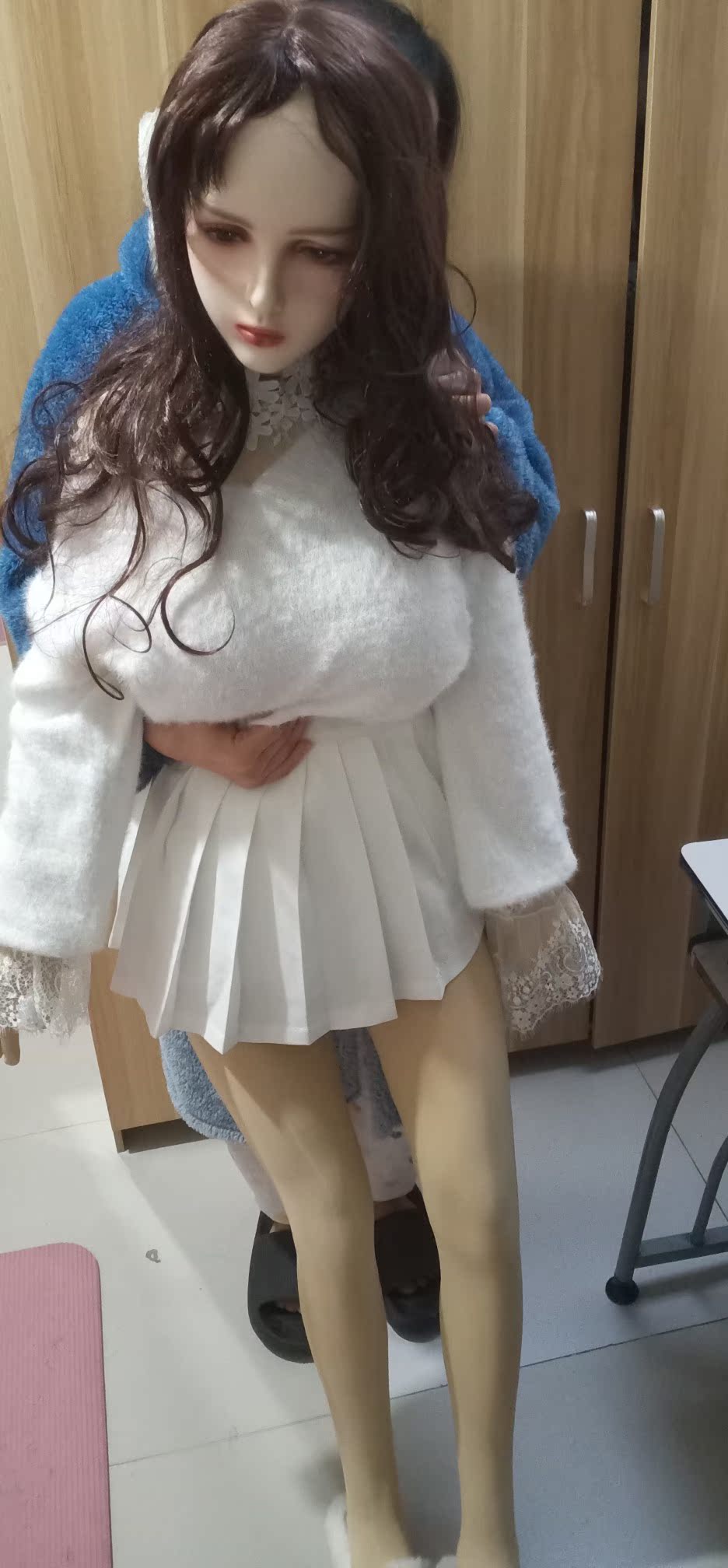 非幸福人偶植梦科技枫子布艺人偶人形娃娃美女仿真机器人