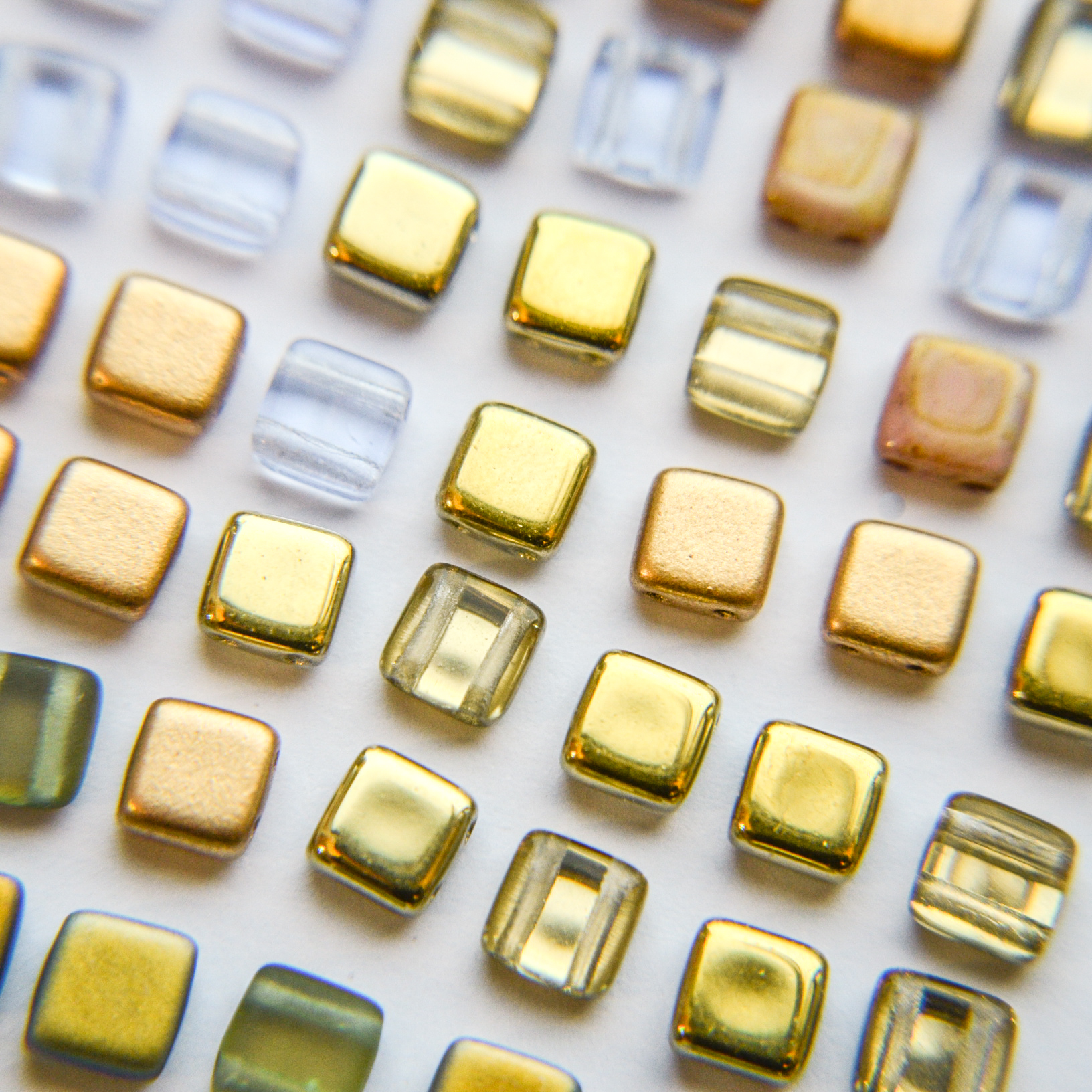 捷克进口66mm双孔手工异形珠