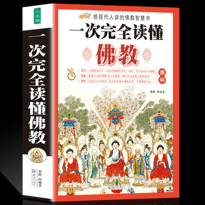 图解一次完全读懂佛教研究佛学佛教佛说藏传佛道经典历史知识学佛 禅道佛书佛经静心经佛教入门书籍禅宗佛教百科白话本