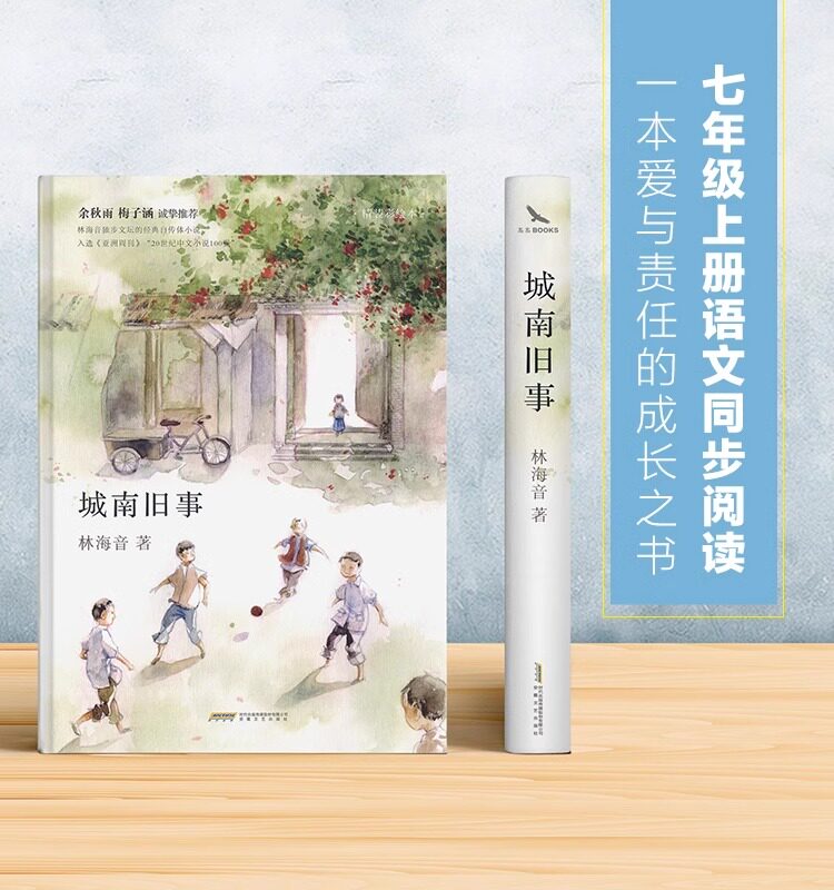 城南旧事精装彩插版 林海音原著正版 七年级上册语文同步阅读 26幅精美彩色插图 展现老北京风貌 央视10频道读书栏目推荐版本