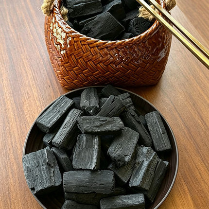 龙芽功夫茶炭围炉煮茶专用白霜叮炭高端无烟无异无炸星高温叮木炭