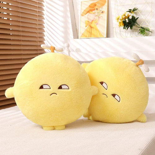 У вас также есть сегодняшняя модель Zhang Ruonan Lemon Jun, подушка, плюшевая игрушка, кукла, закатывает глаза, подушка, подушка для сна.