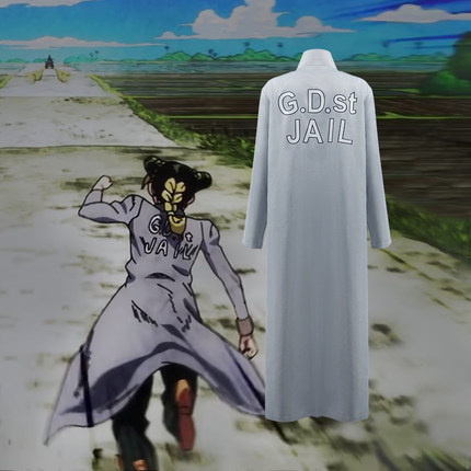 jojo的奇妙冒险空条徐伦cos服外套大衣风衣二次元动漫角色扮演服