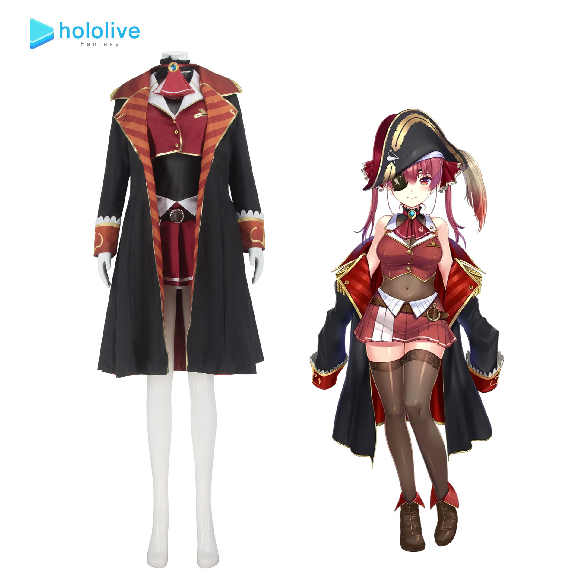 船长宝钟玛琳cos服全套
