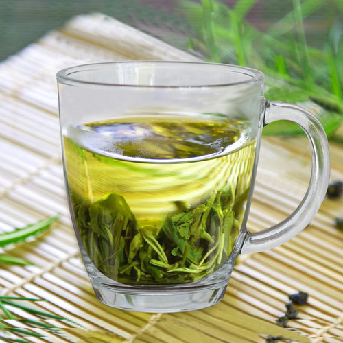 透明加厚耐热带把手玻璃水杯