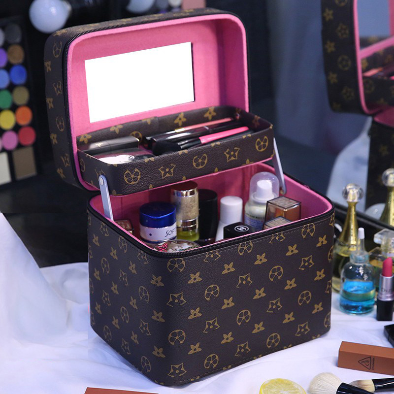化妆包便携超大容量2025新款高级网红男女化妆品收纳盒便携化妆箱,收纳整理,化妆包,淘宝优惠券,粉丝福利购,淘宝优惠卷