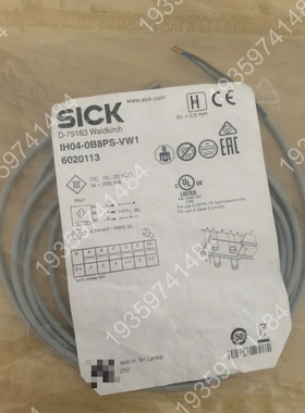 SICK感应开关，IH04-0B8PS-VM1. 60201 议价