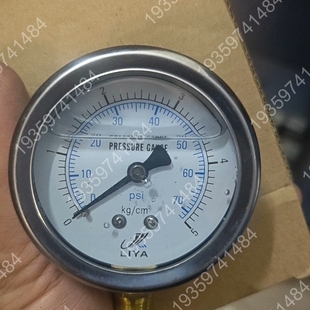 表盘60mm 4PT 量程5kg 议价 cm² LIYA压力表