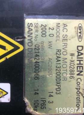 OTC电机W-X02886，R2AA13200DXPD3，现议价