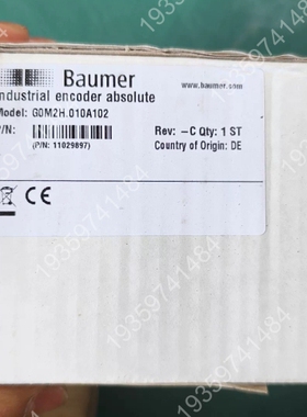 Baumer宝盟工业编码器 G0M2H.010A102 议价