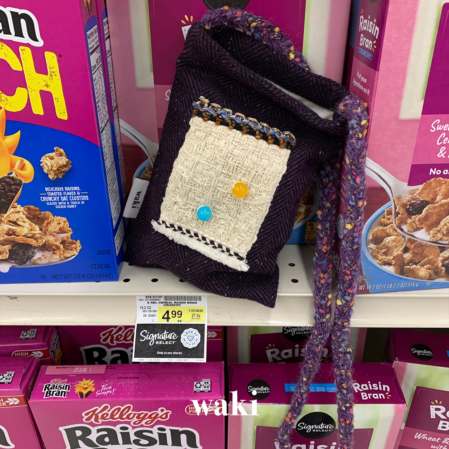 Dare买手店 waki 加德满都紫色复古民族风小包斜挎包手机包原创女