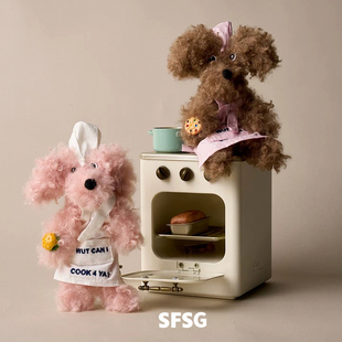 Dare买手店SFSG 职业系列潦草小狗毛绒玩具原创包包挂件手机挂饰