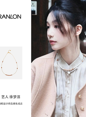 徐梦洁同款 iranlon自然论秋野项链个性百搭小众设计串珠复古首饰