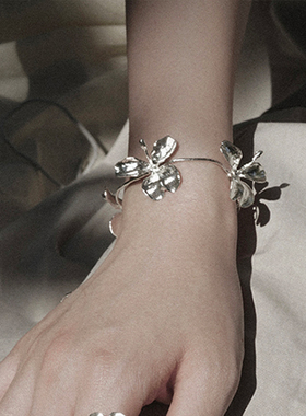 DARE买手店 HDES多朵姜花手链暗黑风饰品首饰原创设计度假风小众