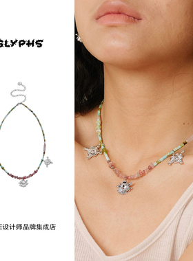 Dare买手店 GLYPHS符界 阿丽丽与呀哈里项链原创设计复古饰品首饰