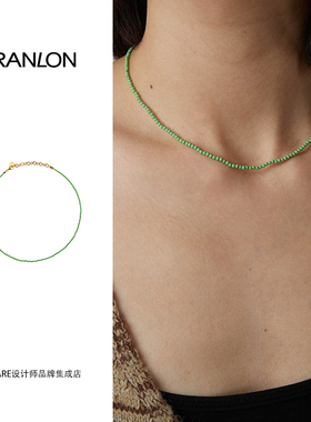 Dare买手店 iranlon自然论 青梅项链女绿松石串珠百搭轻奢高级感