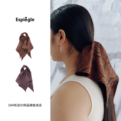 Dare买手店 espiegle 长丝巾发圈蝴蝶结发绳发带发圈中式复古度假