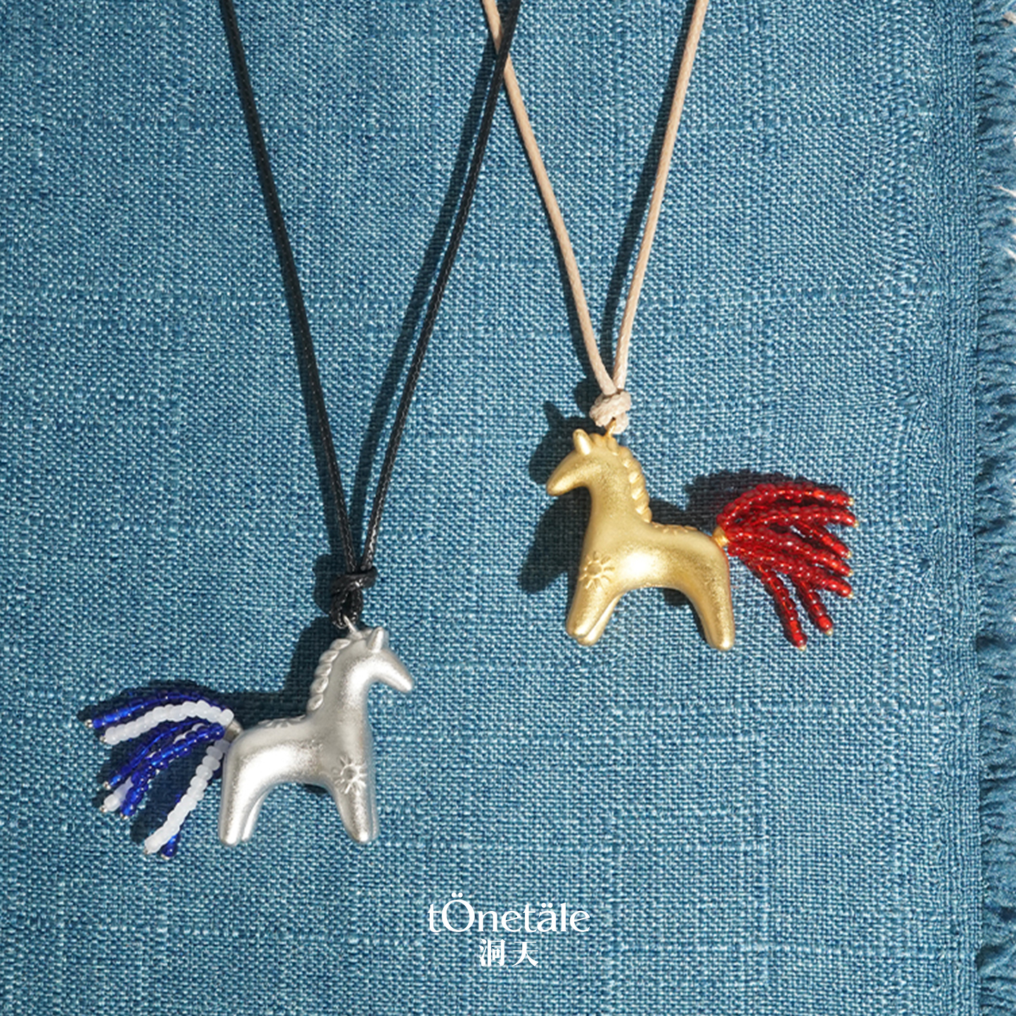 Dare买手店 TONE&TALE洞天小马桑尼长项链复古可爱原创设计首饰女