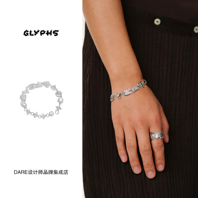 Dare买手店 GLYPHS符界 梳妆打扮手链原创设计民族复古首饰小众