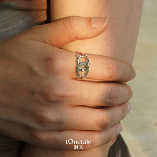Dare买手店 TONE&TALE洞天马蹄扣戒指复古欧美气质饰品首饰高级女