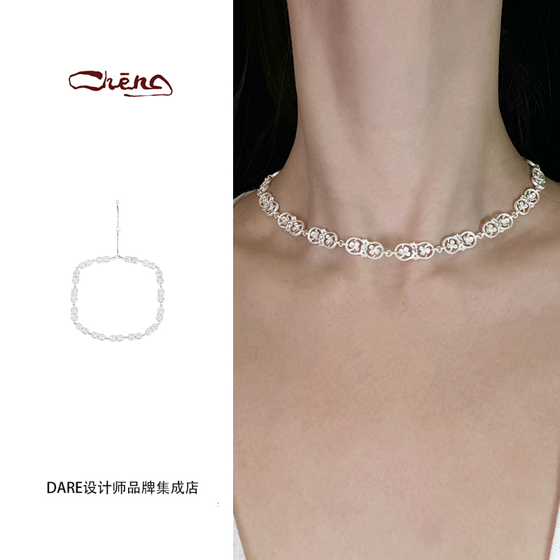 cheng露水藤蔓颈链锁骨链choker