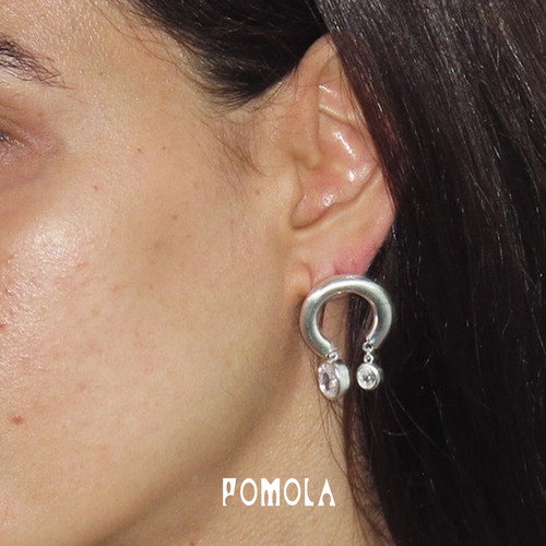Dare买手店 POMOLA 闪烁之路垂坠耳钉复古精致高级饰品首饰小众女