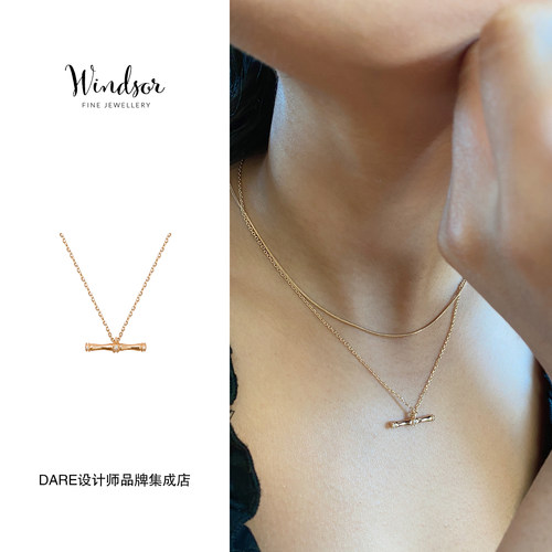 Dare买手店 LHwindsor温莎珠宝 Fob项链金色复古欧美饰品首饰叠戴