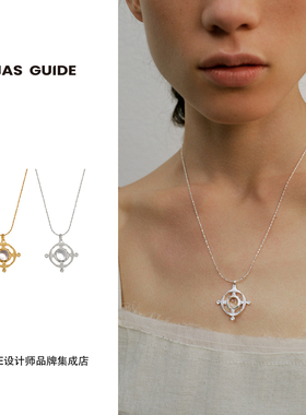 Dare买手店 BIAS GUIDE 回声水晶吊坠项链复古饰品首饰高级精致女
