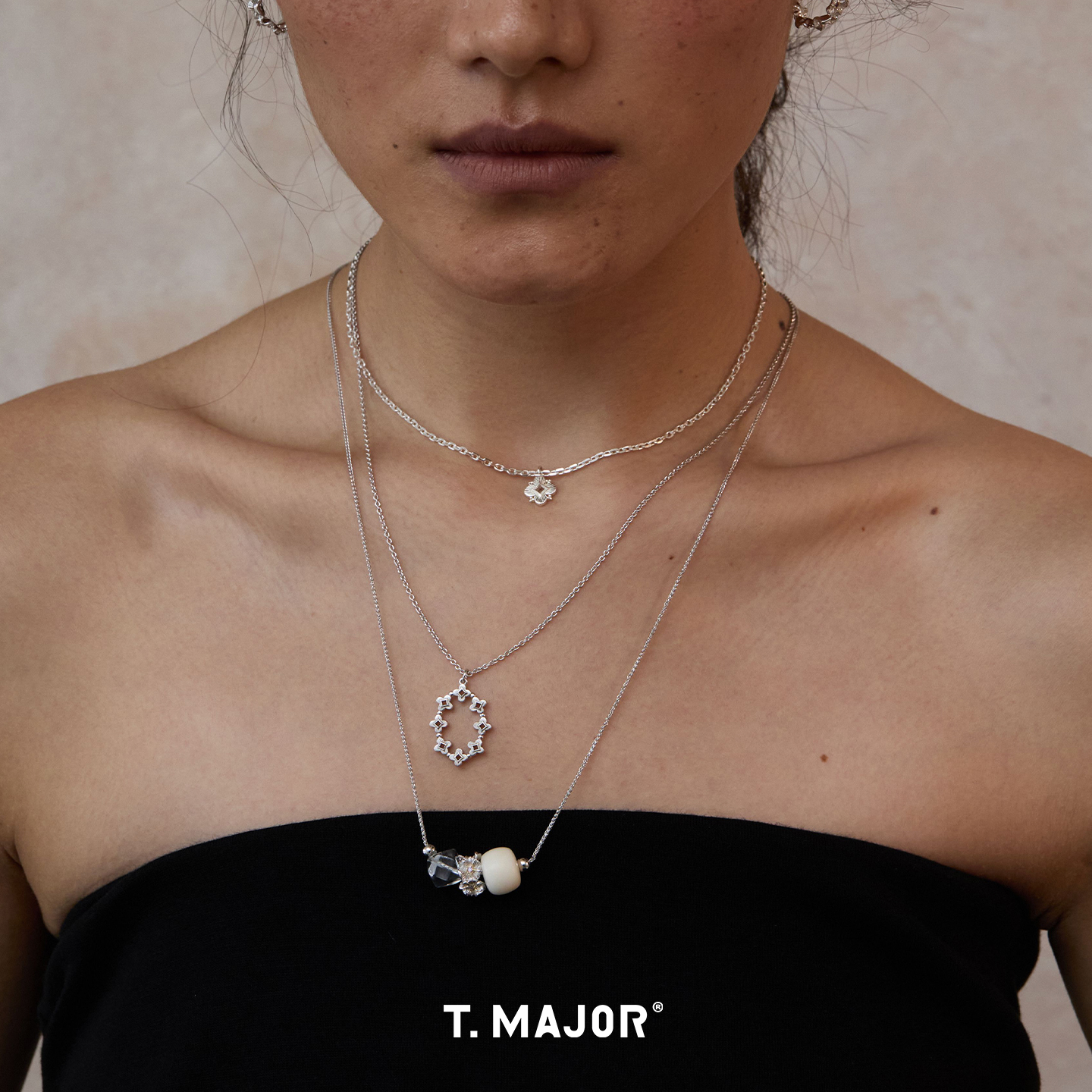 雪藏花语曼陀罗温润长项链