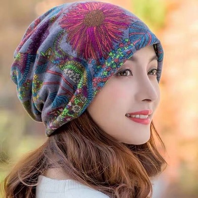 无品牌春秋冬百变扭扭帽百搭保暖