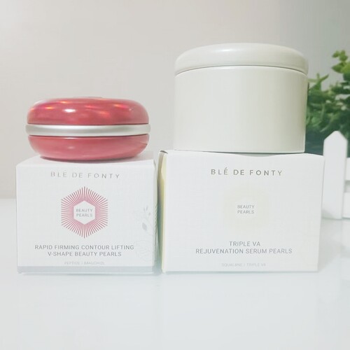 ble de fonty枫缇三重黄醇时光焕肤紧塑提拉V脸美容胶囊精华正品