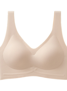 背心276无钢圈大码聚拢内衣女瑜伽健身防震文胸罩吊带防走光无痕