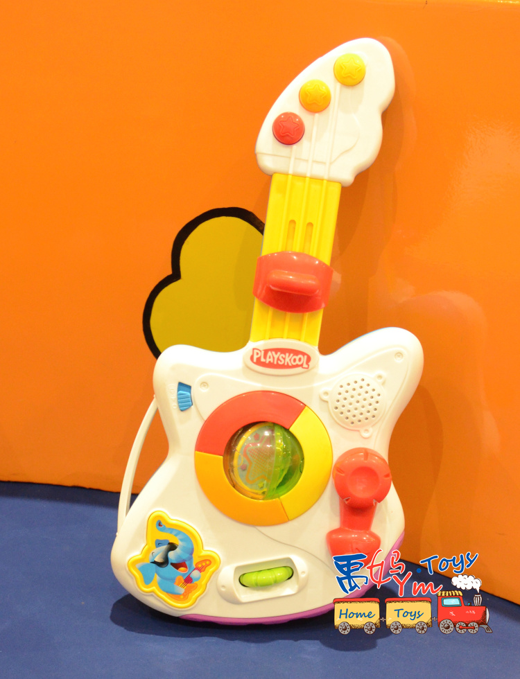美国 费xue 宝宝音乐吉他 多种音效 声音可调 婴儿吉他玩具