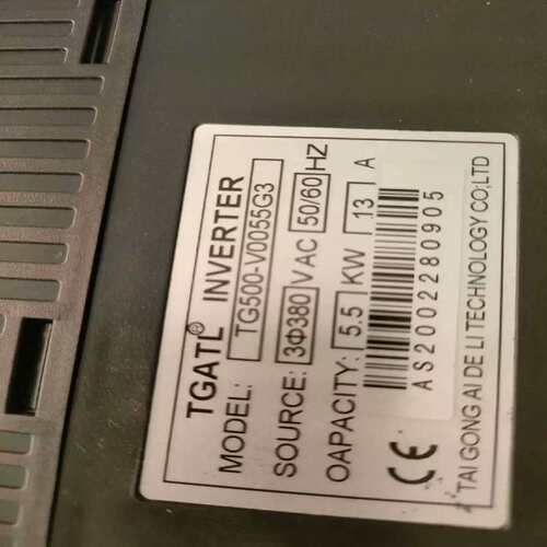 议价产品台工变频 TG500一Ⅴ0055G3