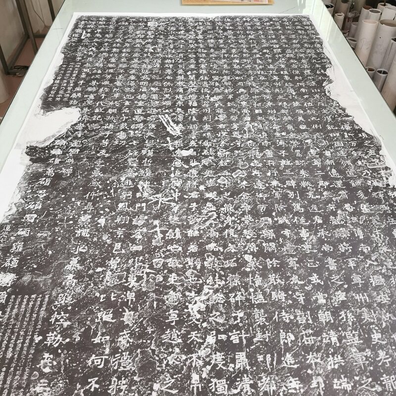 南朝爨龙颜碑复古书法字画楷书碑帖真迹宣纸微喷仿古装裱挂轴装饰